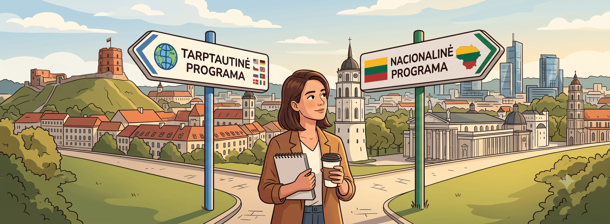 Tarptautinė programa ar nacionalinė programa: ką pasirinkti Vilniuje
